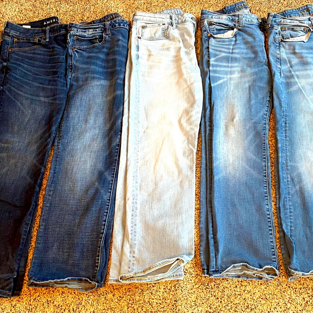 EUC Mens American Eagle jeans bundle! Size 34/30